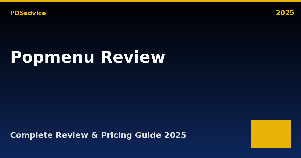 Popmenu POS Review 2025: Pricing, Features, Pros & Cons