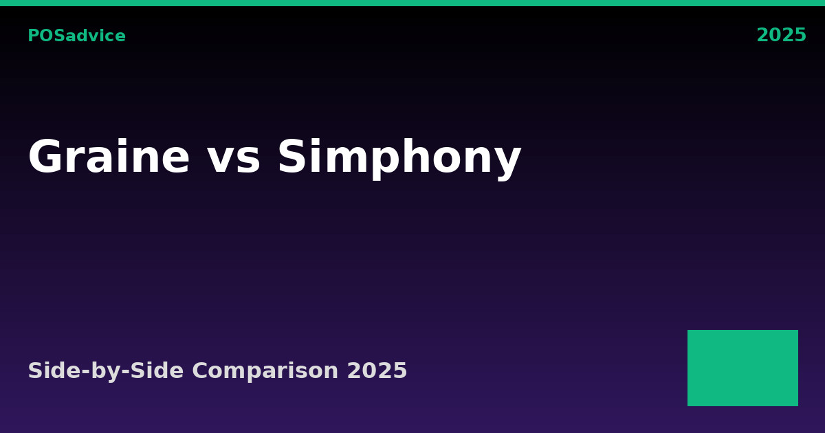 Graine POS vs Oracle Simphony: Which POS Is Better? (2025)